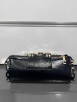 کیف مجلسی زنانه MANGO طرح Studded مشکی براق - Image 2