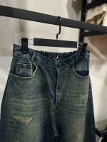 شلوار جین زنانه نیم‌بگ (Semi Baggy / Half Bag) – کمر پشت‌کشی  - Image 2