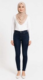 شلوار جین زنانه مدل لول جذب (Skinny Lowel)
