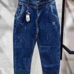 شلوار لی زنانه مام استایل مدل *Kooyar Denim