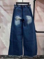 شلوار جین زنانه مدل شافل (Shuffle / Wide Long Skirt Jeans) - Image 3